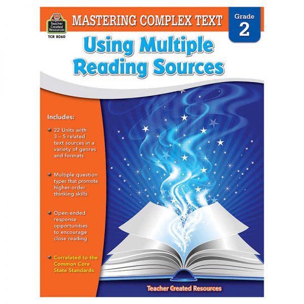 TEACHER CREATED RESOURCES MASTERING COMPLEX TEXT GRADE 2 TCR8060
