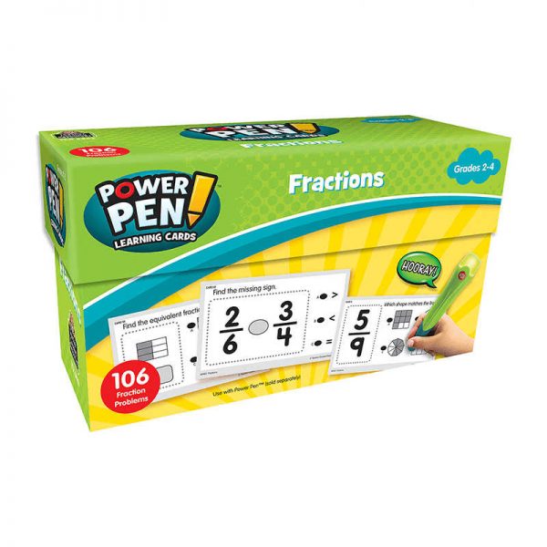 TEACHER CREATED RESOURCES MATH CARDS FRACTIONS TCR6463