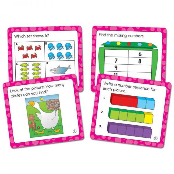CARSON DELLOSA MATH CHALLENGE GRADE K COLORFUL CUT OUTS CD-120500