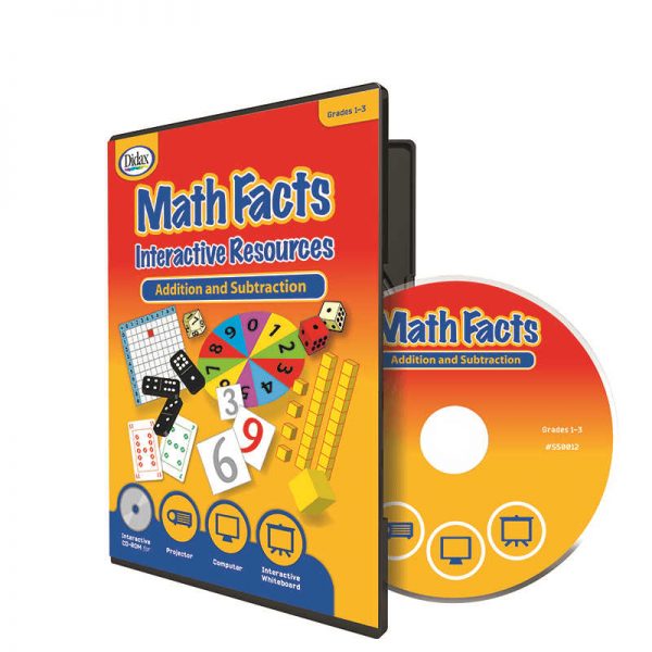 DIDAX MATH FACTS INTERACTIVE RESOURCES ADDITION & SUBTRACTION DD-550012