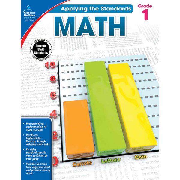 CARSON DELLOSA MATH GRADE 1 CD-104847