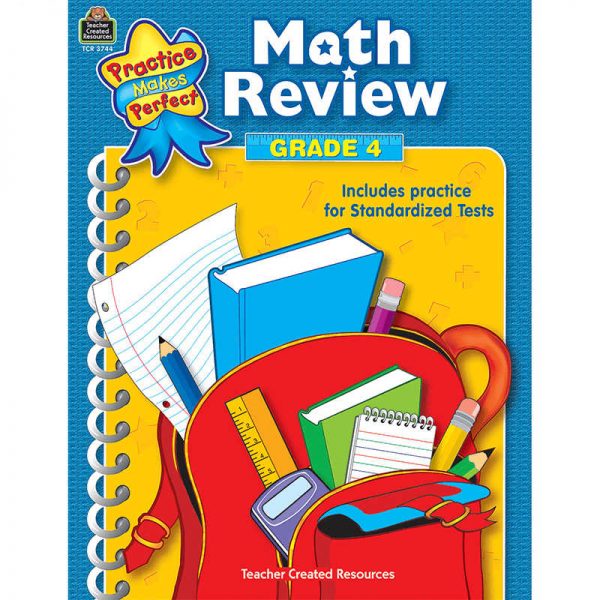 TEACHER CREATED RESOURCES MATH REVIEW GRADE 4 PRACTICE MAKES PERFECT TCR3744