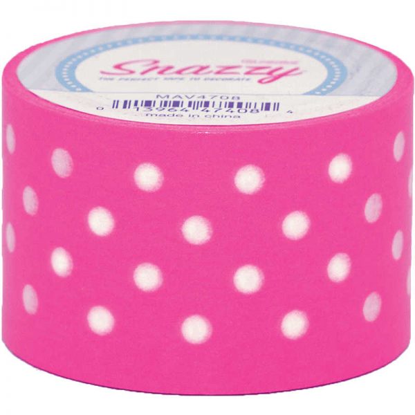 DSS DISTRIBUTING MAVALUS SNAZZY PURPLE W/ WHITE POLKA DOT TAPE 1.5 X 39 MAV4709