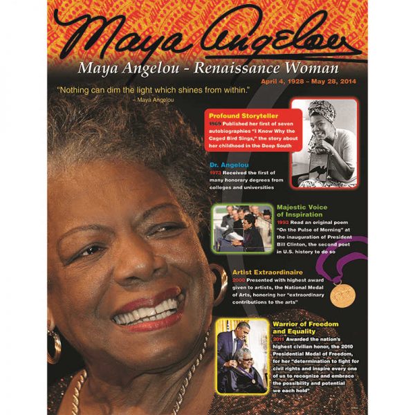 TREND ENTERPRISES INC. MAYA ANGELOU LEARNING CHART T-38341