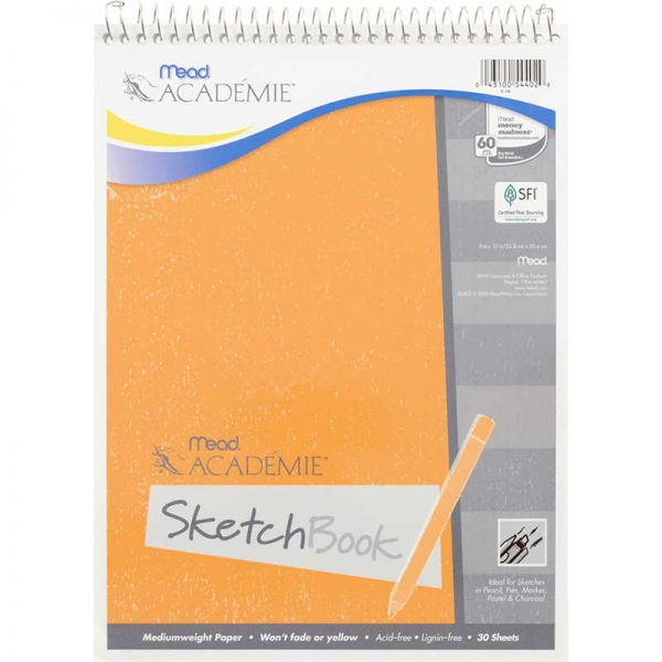 MEAD PRODUCTS LLC MEAD ACADEMIE SKETCH BOOK MEA54402