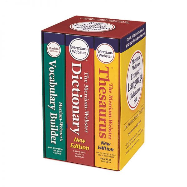 MERRIAM - WEBSTER INC. MERRIAM WEBSTERS EVERYDAY LANGUAGE REFERENCE SET MW-8750