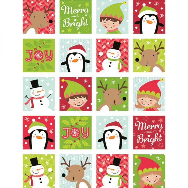 CREATIVE TEACHING PRESS MERRY & BRIGHT STICKERS CTP4046
