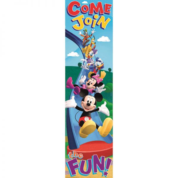EUREKA MICKEY MOUSE CLUBHOUSE COME JOIN THE FUN VERTICAL BANNER EU-849039