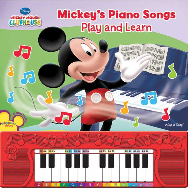 HACHETTE BOOK GROUP MICKEY MOUSE CLUBHOUSE LEARN TO PLAY PIANO PUB7527300