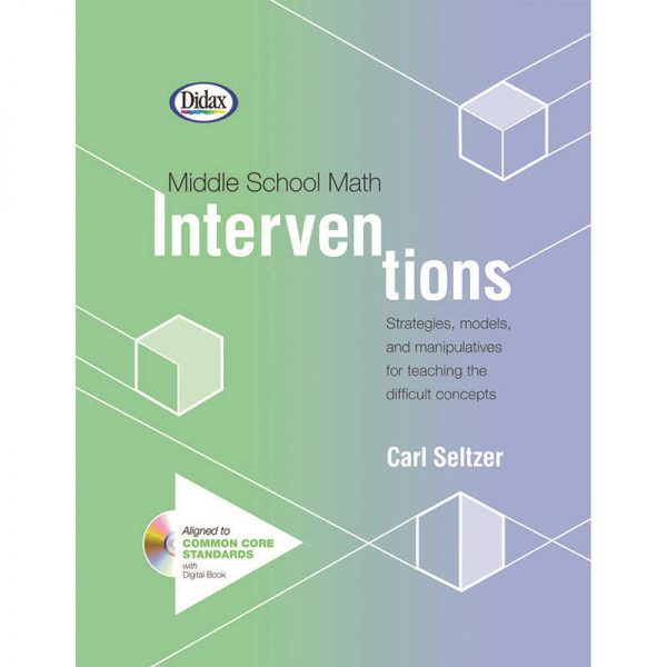 DIDAX MIDDLE SCHOOL MATH INTERVENTIONS BOOK & CD DD-211224