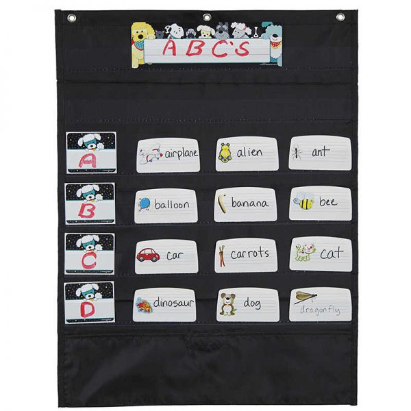 CARSON DELLOSA MINI ESSENTIAL POCKET CHART BLACK CD-158571