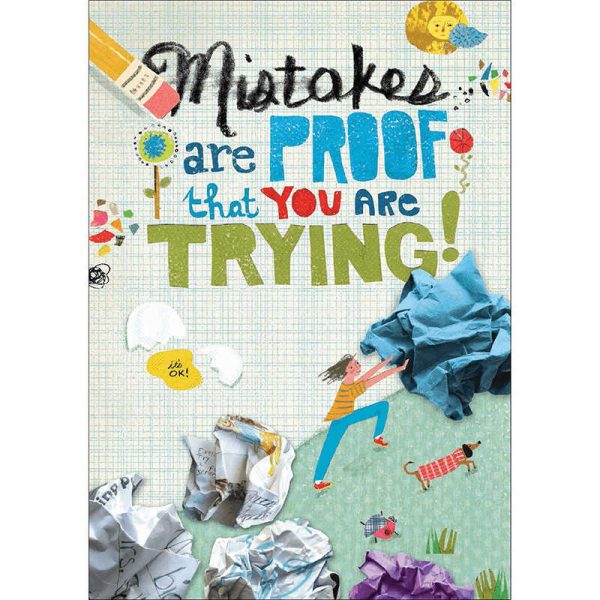 SCHOLASTIC TEACHING RESOURCES MISTAKES ARE POP CHART SC-581940