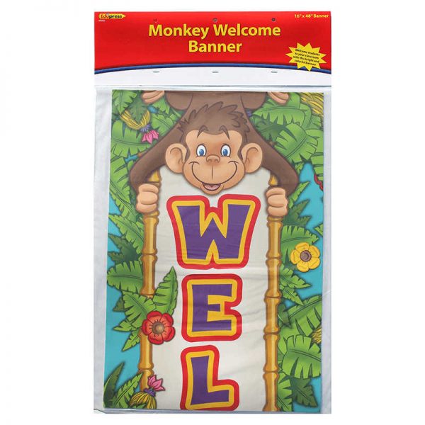 EDUPRESS MONKEY WELCOME BANNER EP-2632