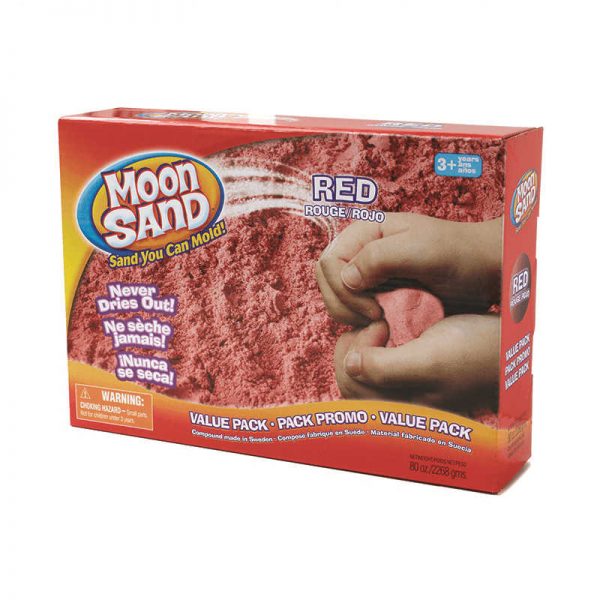 RELEVANT PLAY - WABA MOON SAND ROCKET RED 5 LB BOX WAB130303