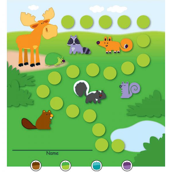 CARSON DELLOSA MOOSE & FRIENDS MINI INCENTIVE CHARTS CD-148015