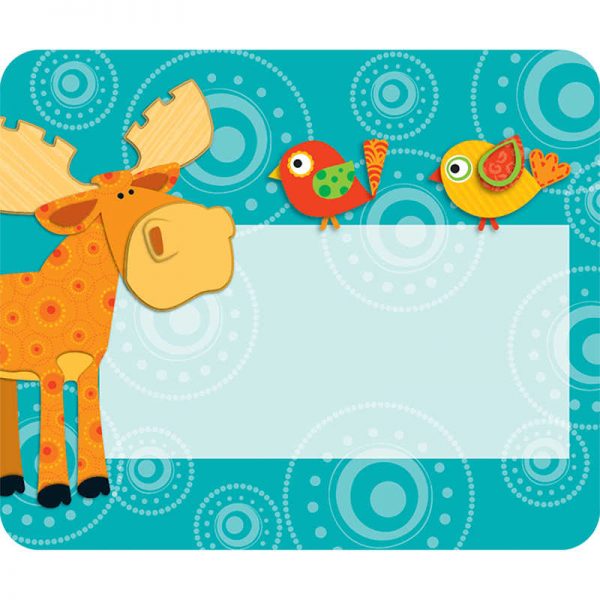 CARSON DELLOSA MOOSE & FRIENDS NAME TAGS CD-150023