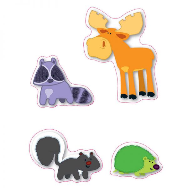 CARSON DELLOSA MOOSE & FRIENDS SHAPE STICKERS CD-168121