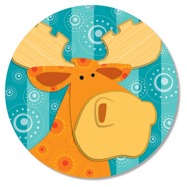 CARSON DELLOSA MOOSE & FRIENDS TWO SIDED DECORATIONS CD-188046
