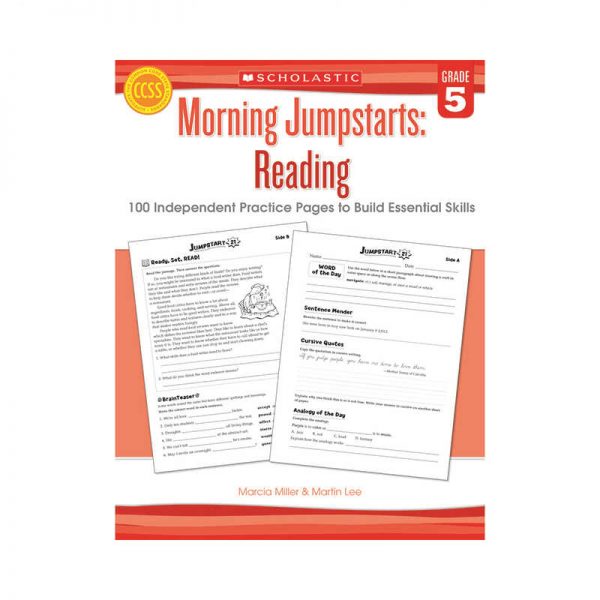 SCHOLASTIC TEACHING RESOURCES MORNING JUMPSTARTS READING GRADE 5 SC-546424