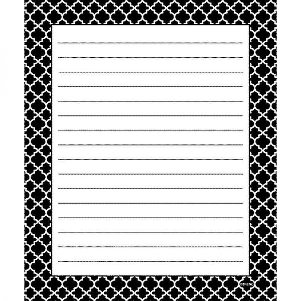 TREND ENTERPRISES INC. MOROCCAN BLACK NOTE PAD T-72351