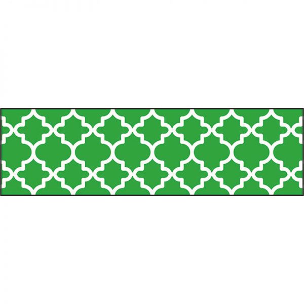 TREND ENTERPRISES INC. MOROCCAN GREEN BOLDER BORDERS T-85172