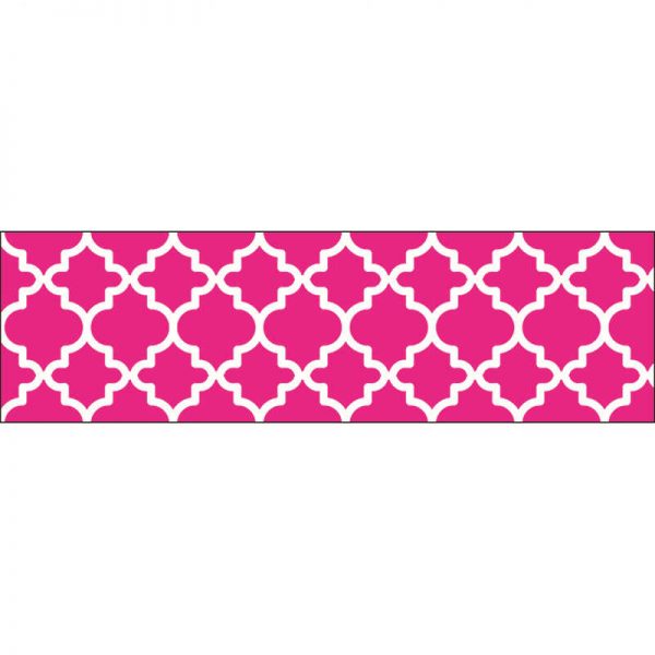 TREND ENTERPRISES INC. MOROCCAN PINK BOLDER BORDERS T-85174