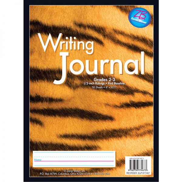 ESSENTIAL LEARNING PRODUCTS MY WRITING JOURNAL TIGER 1/2 RULE GRADES 2 - 3 ELP677467