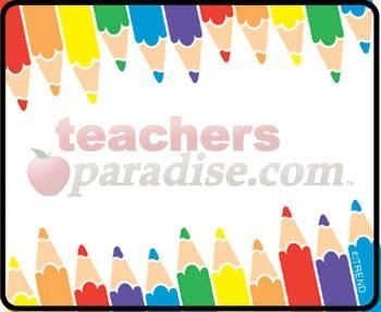 TREND ENTERPRISES INC. Name Tags Colored Pencils (36/Pk) T-1373