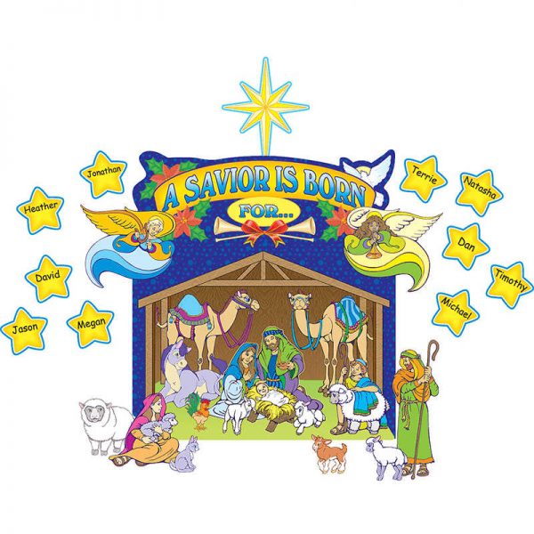 TEACHER CREATED RESOURCES NATIVITY SCENE BB SET TCR7026