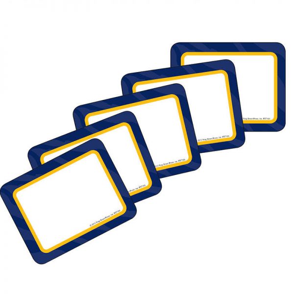 TEACHER CREATED RESOURCES NAVY SASSY ANIMAL LABELS TCR70165