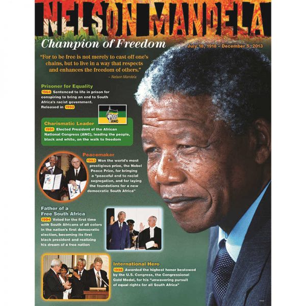 TREND ENTERPRISES INC. NELSON MANDELA LEARNING CHART T-38342