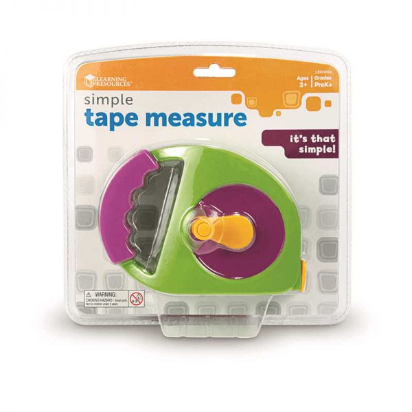 LEARNING RESOURCES NEW SPROUTS MEASURE IT MY VERY OWN TAPE MEASURE LER9153
