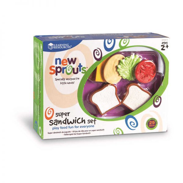 LEARNING RESOURCES NEW SPROUTS SUPER SANDWICH SET LER9261D