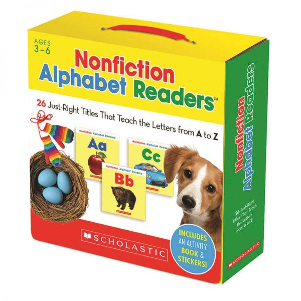 SCHOLASTIC TEACHING RESOURCES NONFICTION ALPHABET READERS PARENT PACK SC-565113