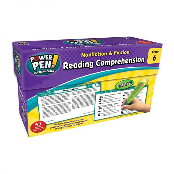 TEACHER CREATED RESOURCES NONFICTION & FICTION GRADE 5 READING COMPREHENSION CARDS TCR6469