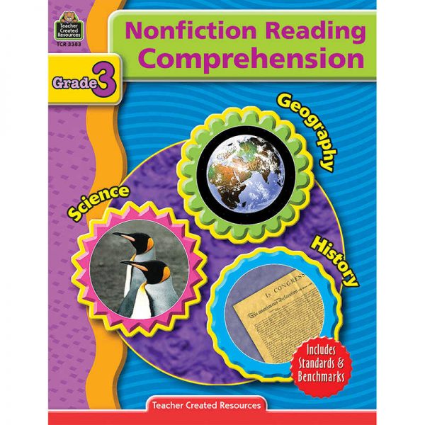 TEACHER CREATED RESOURCES NONFICTION READING COMPREHEN GRADE 3 TCR3383
