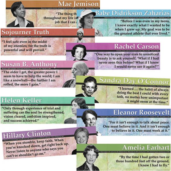 EDUPRESS NOTABLE AMERICAN WOMEN MINI BB SET EP-3644