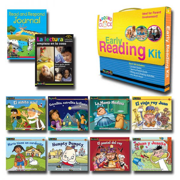 NEWMARK LEARNING NURSERY RHYMES KIT SPANISH RISING READERS PARENT INVOLVEMENT NL-2072