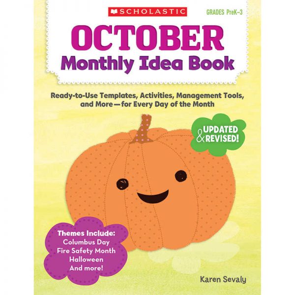 SCHOLASTIC TEACHING RESOURCES OCTOBER MONTHLY IDEA BOOK SC-537934
