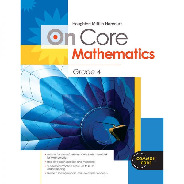 HOUGHTON MIFFLIN HARCOURT ON CORE MATHEMATICS BUNDLES GRADE 4 SV-9780547872414