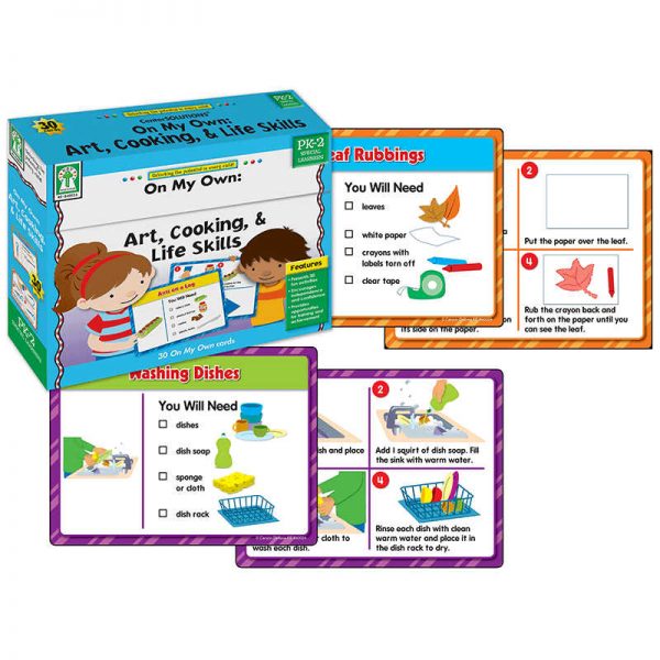CARSON DELLOSA ON MY OWN GRADE PK-2 ART COOKING & LIFE SKILLS CENTERSOLUTIONS KE-840024