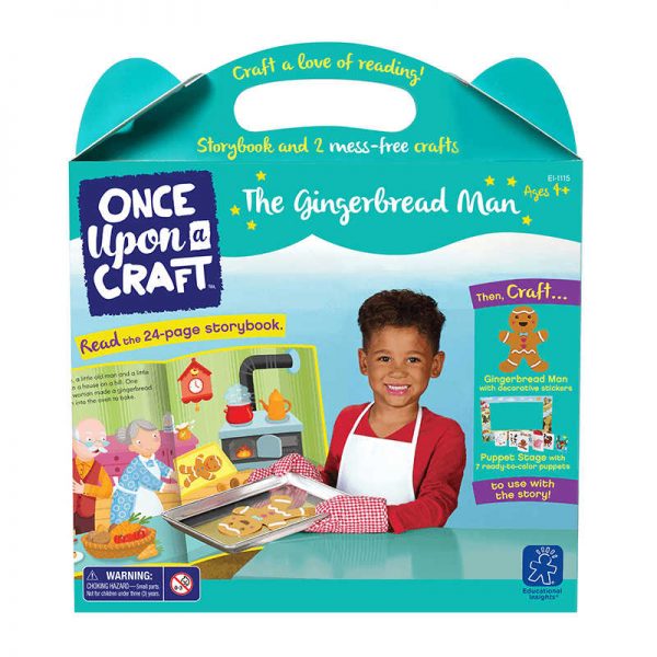 EDUCATIONAL INSIGHTS ONCE UPON A CRAFT THE GINGERBREAD MAN EI-1115