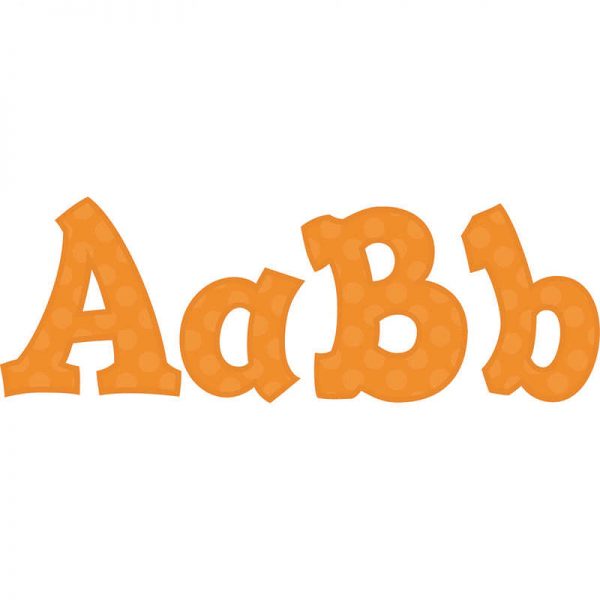 TEACHER CREATED RESOURCES ORANGE 5IN SASSY FONT TCR75266