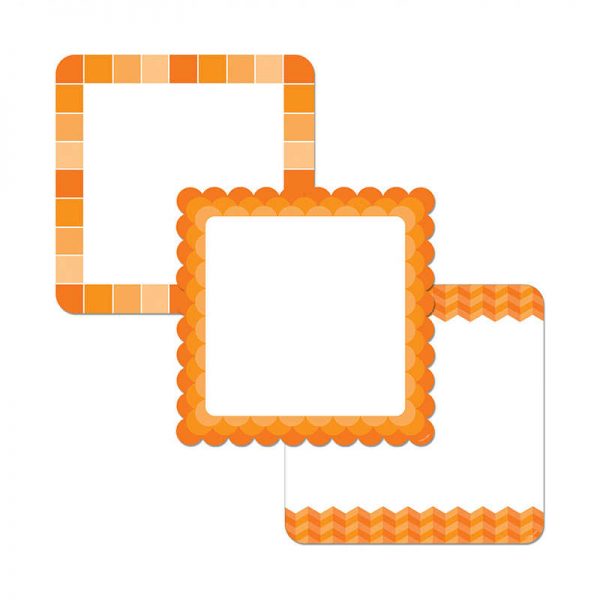 CREATIVE TEACHING PRESS ORANGE CHART CARDS 10IN DESIGNER CUT OUTS - PAINT CTP0654