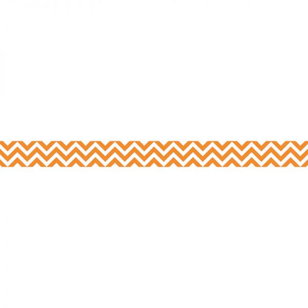 CREATIVE TEACHING PRESS ORANGE CHEVRON BORDER CTP0166
