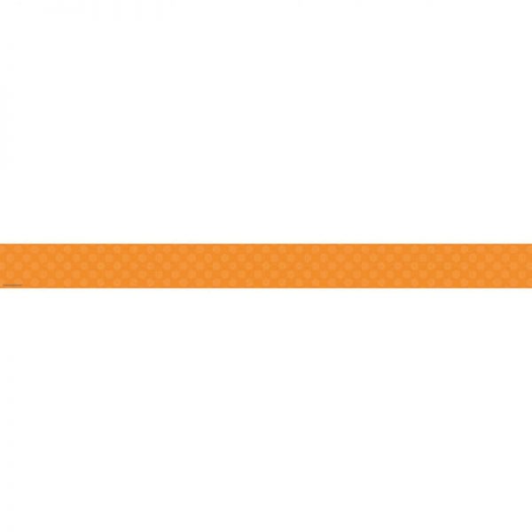 TEACHER CREATED RESOURCES ORANGE SASSY SOLIDS DOUBLE SIDED BORDER TCR73151