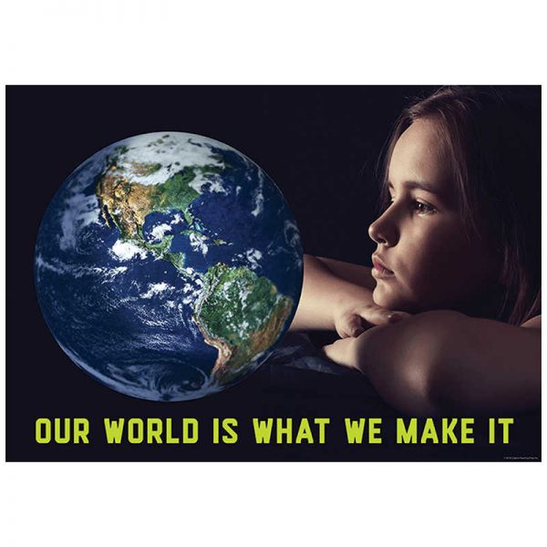 CREATIVE TEACHING PRESS OUR WORLD IS WHAT WE MAKE IT POSTER CTP7269
