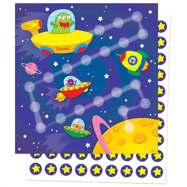 CARSON DELLOSA OUT OF THIS WORLD MINI INCENTIVE CHARTS CD-148006