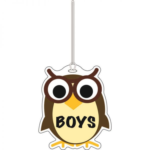 ASHLEY PRODUCTIONS OWL BOYS HALL PASS ASH10316
