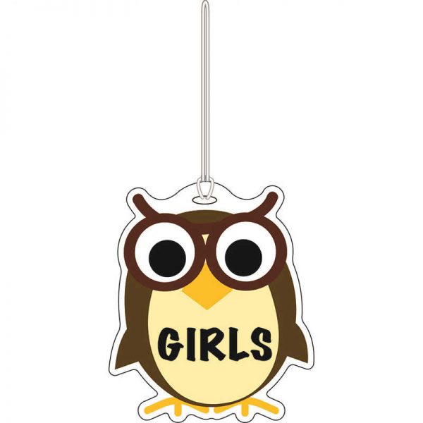 ASHLEY PRODUCTIONS OWL GIRLS HALL PASS ASH10315